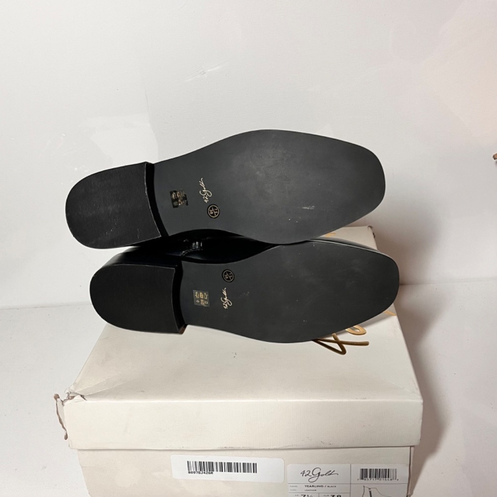 42 GOLD Yearling Leather Booties - Picture 7 of 7